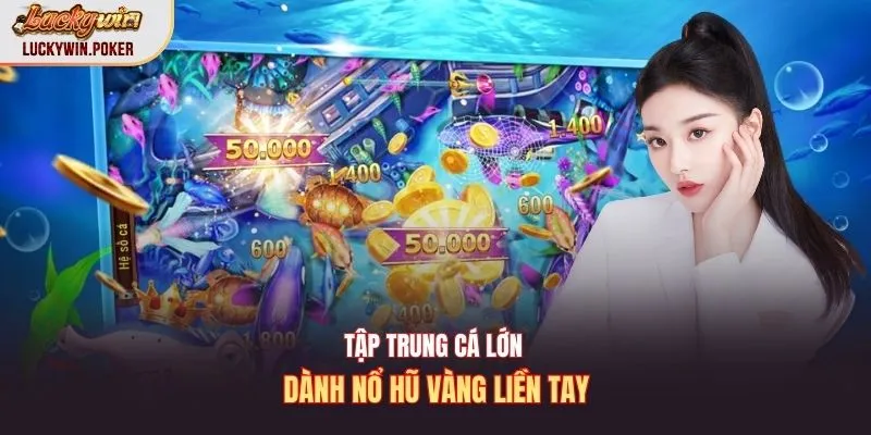 Tập trung cá lớn dành nổ hũ vàng liền tay